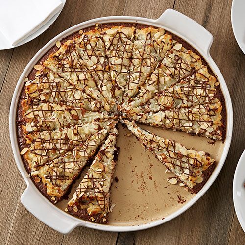 Chocolate Macaroon Pizza