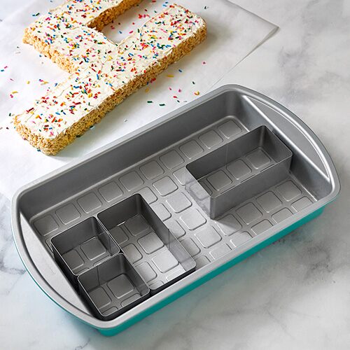 Numbers and Letters Cake Pan