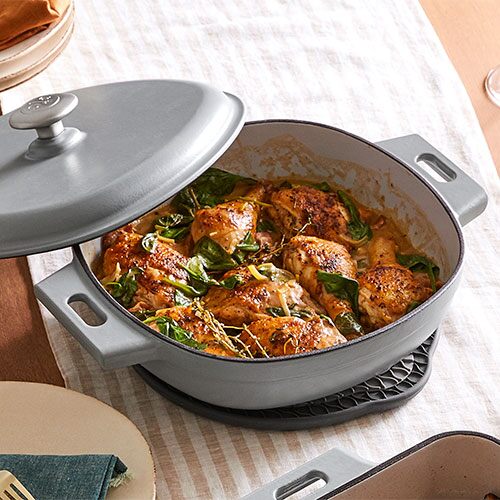 Play Enameled Cast Iron Skillet with Lid Video
