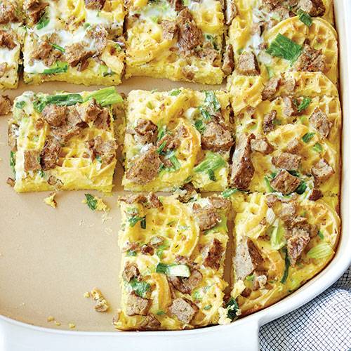 Chicken & Waffle Brunch Bake