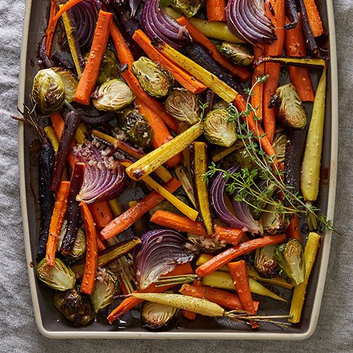 Roasted Vegetable Salad with Cider Vinaigrette