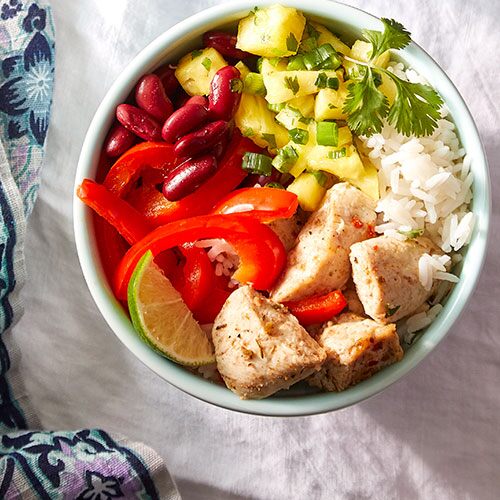 Caribbean Chicken Rice Bowls