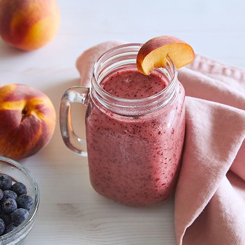 Blueberry Peach Smoothie