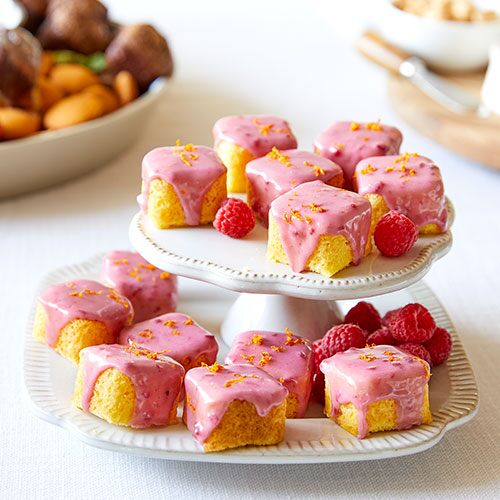 Orange-Raspberry Petit Fours