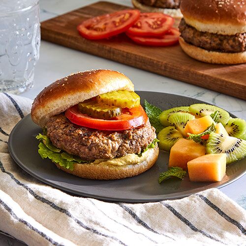 Hidden Veggie Beef Burgers