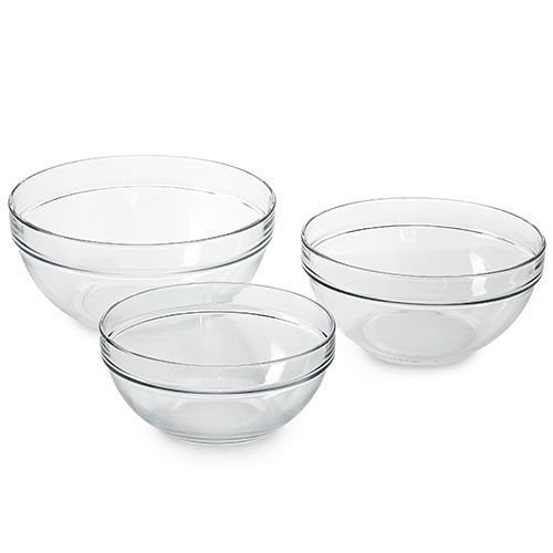 Glass Mixing Bowl Set