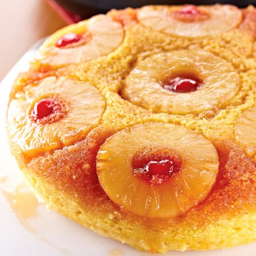 Quick Pineapple Upside-Down Cake 