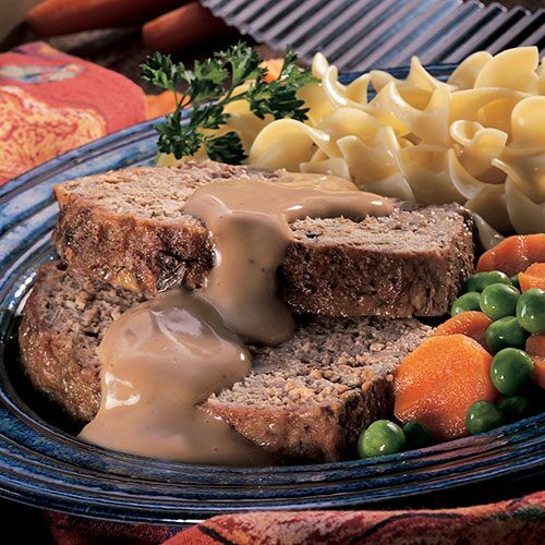 Swedish Meat Loaf Supper